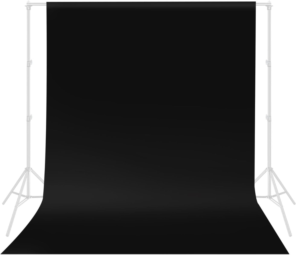 Photography Backdrop Muslin - Черный фон для фотографии, чистый черный